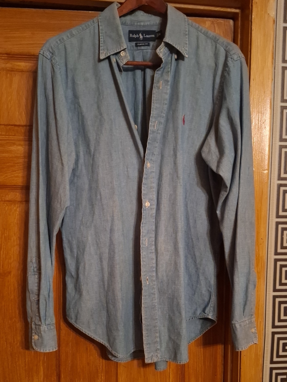Polo by Ralph Lauren Light Blue Denim Button-Down Shirt
